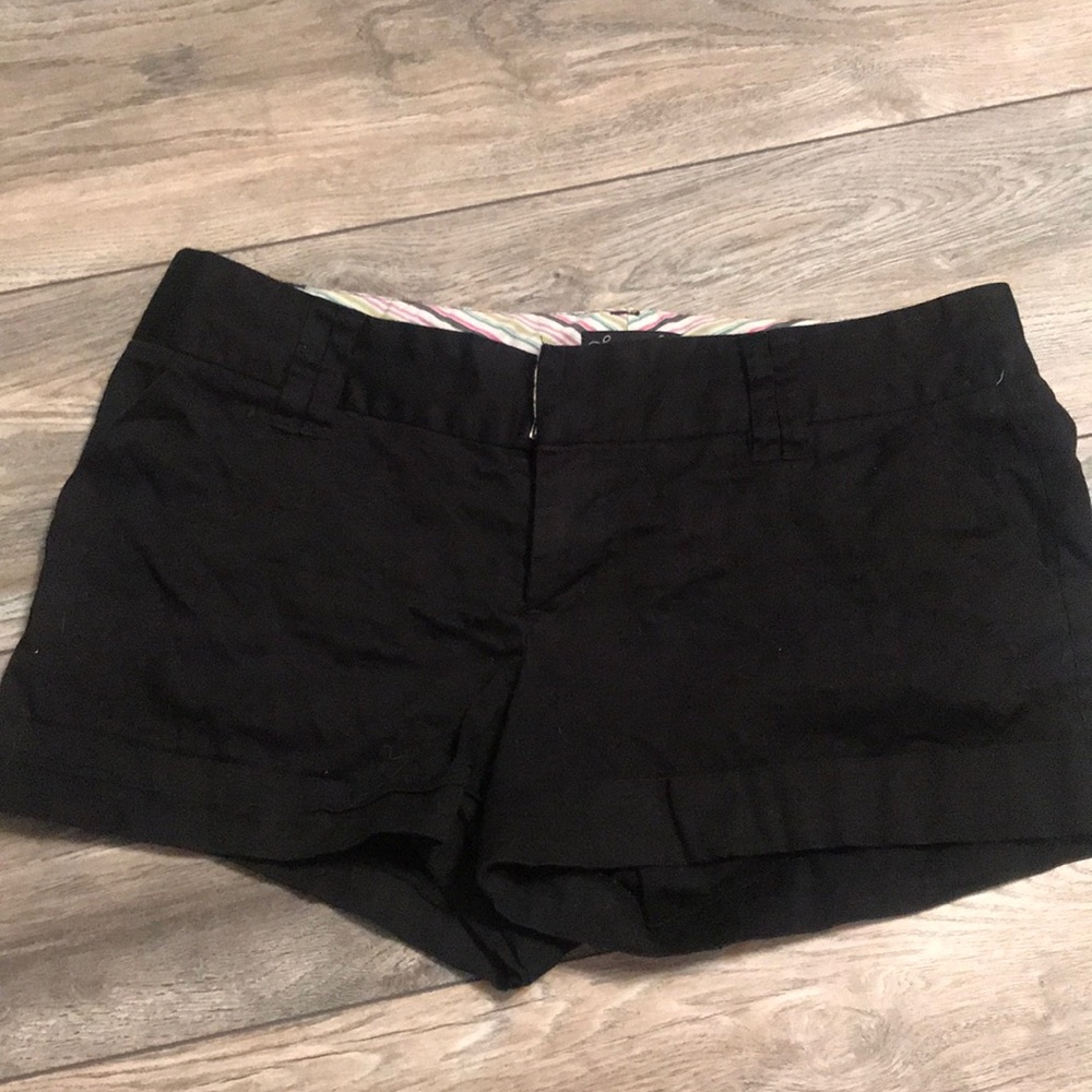 Black dress shorts